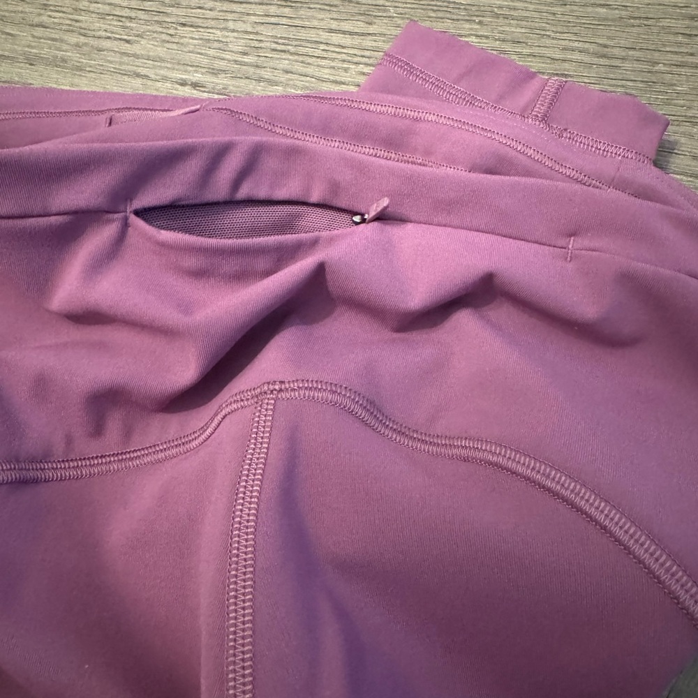 Lululemon Soft Purple Leggings with sparkly accents - Picture 7 of 10
